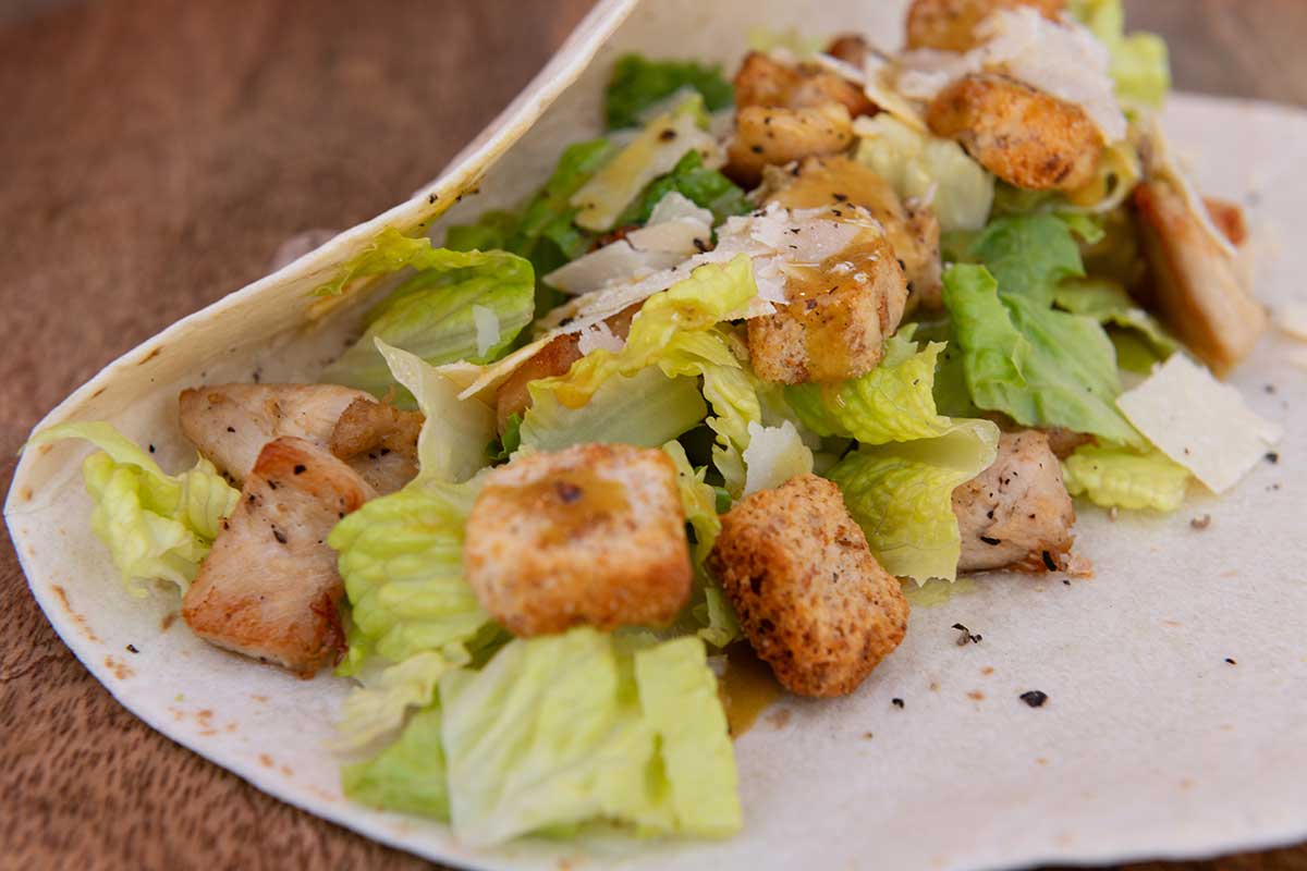 Chicken Caesar Wrap - Le Faim